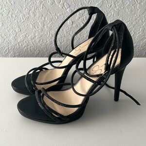 Jessica Simpson Embellished Strappy Heels